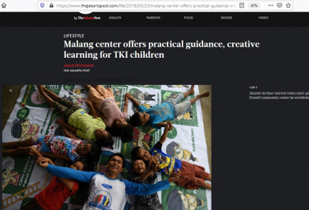 malang center offers practical guidance creative learning for tki children
