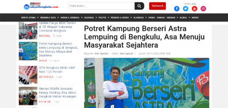 Potret Kampung Berseri Astra Lempuing di Bengkulu, Asa Menuju Masyarakat Sejahtera