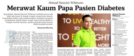 Ahmad Hasyim Wibisono, Merawat Kaum Papa Pasien Diabetes