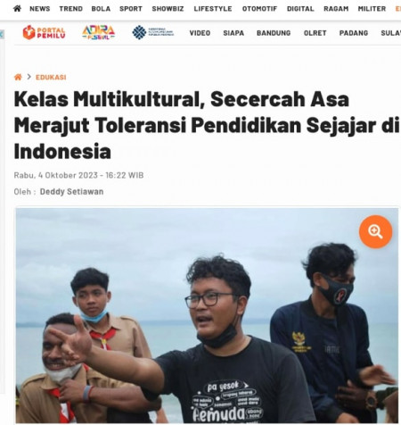 Kelas Multikultural, Secercah Asa Merajut Toleransi Pendidikan Sejajar di Indonesia