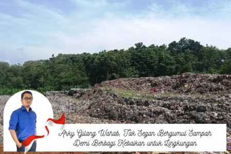 Arky Gilang Wahab, Tak Segan Bergumul Sampah Demi Berbagi Kebaikan untuk Lingkungan