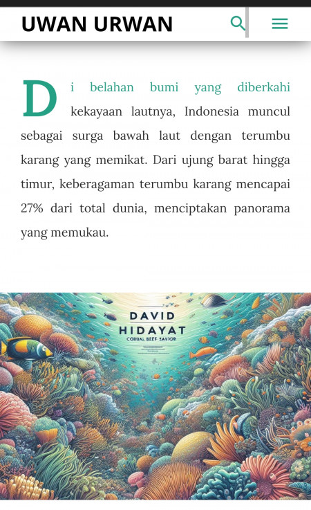 David Hidayat: Kisah Inspirasi Menjaga Keindahan Laut Indonesia