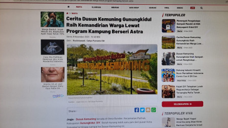 Cerita Dusun Kemuning Gunungkidul Raih Kemandirian Warga Lewat Program Kampung Berseri Astra